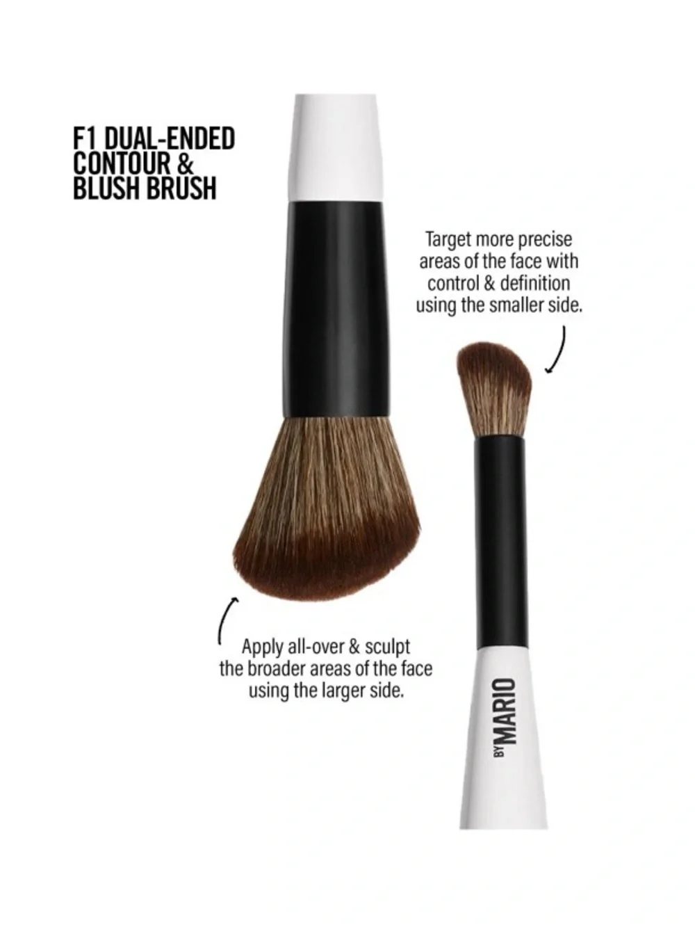 MAKEUP BY MARIO F1 Dual-Ended Contour and Blush Brush